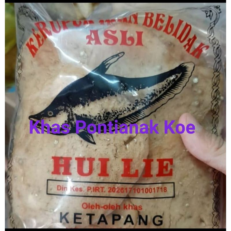 

Kerupuk Ikan Belidak Asli Merek Hui Lie Ketapang