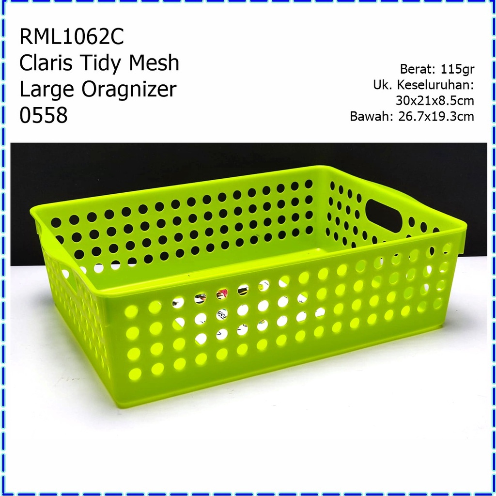 RML1062C Claris Tidy Mesh Large Oragnizer/Desk Oraganizer 0558