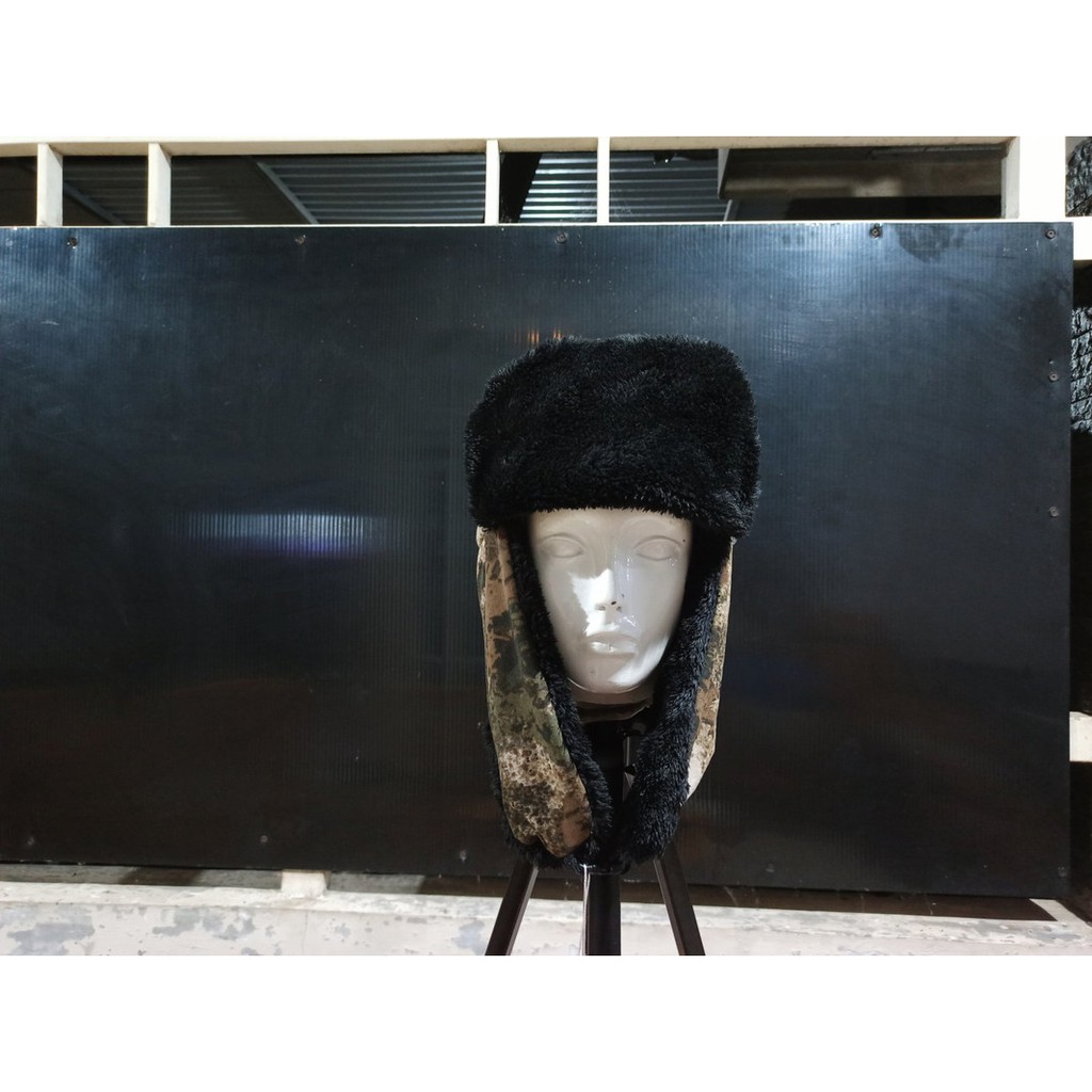 TOPI RUSIA ARMY TOPI USHANKA TOPI OUTDOOR