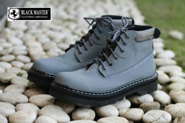 BLACK STONE - BLACK MASTER ORIGINAL | Sepatu Boots Biker Touring Rockers Outdoor Kulit Asli