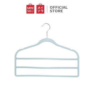  Miniso  Official Flocked Trousers Hanger 2 Pack Gantungan 
