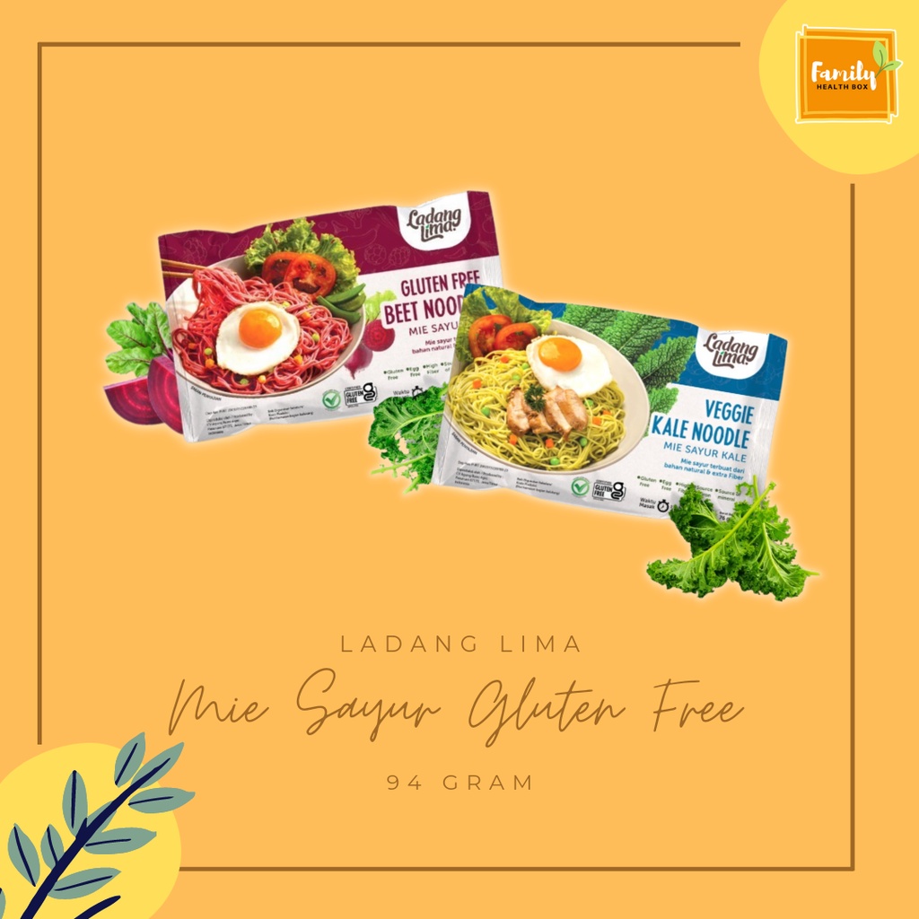 Jual Mie Gluten Free Ladang Lima Mie Instan Gluten Free Ladang Lima