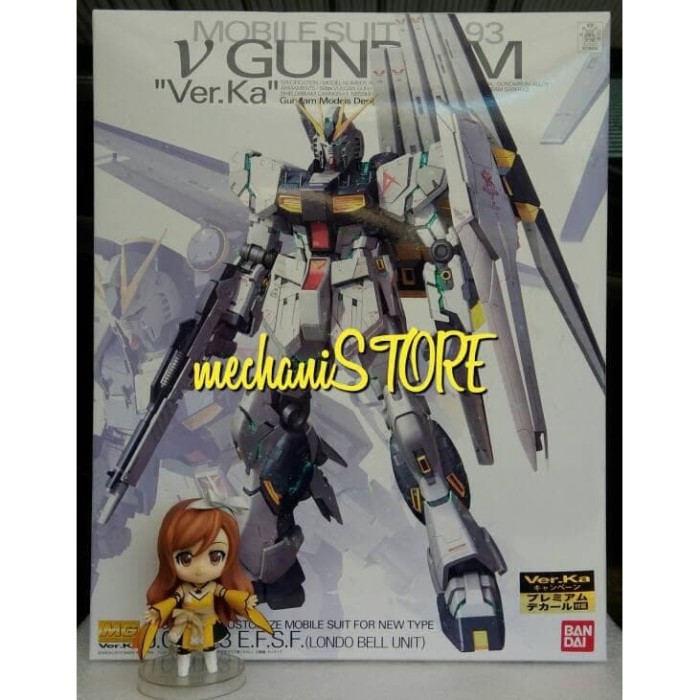 MG RX93 RX 93 Nu Gundam Ver Ka Bandai include Action Base