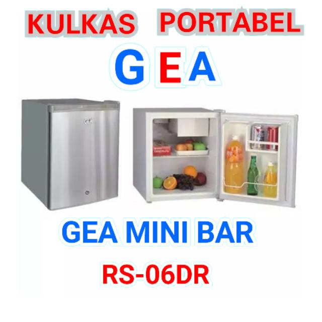 Kulkas Portable  GEA RS 06DR 45Liter Mini Bar  KULKAS MEJA  