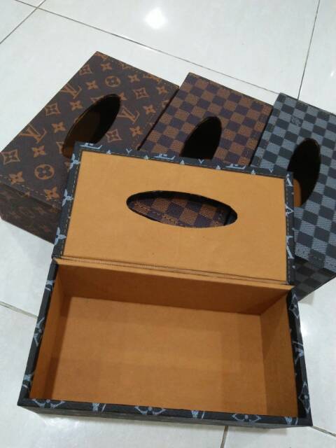 Box tisue motif tempat tisue bunga kotak