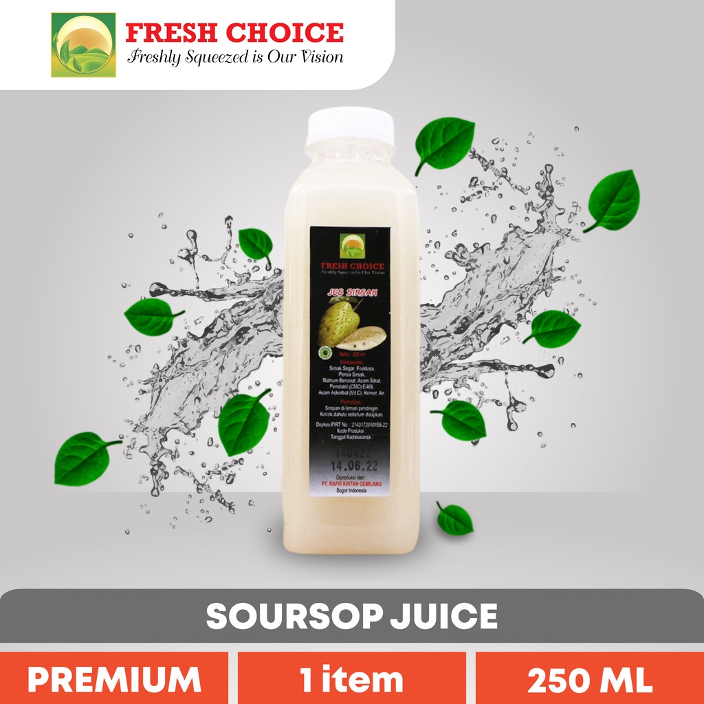 Jual Fresh Choice Juice Jus Sirsak 250 ML Jus Buah / Jus Sirsak
