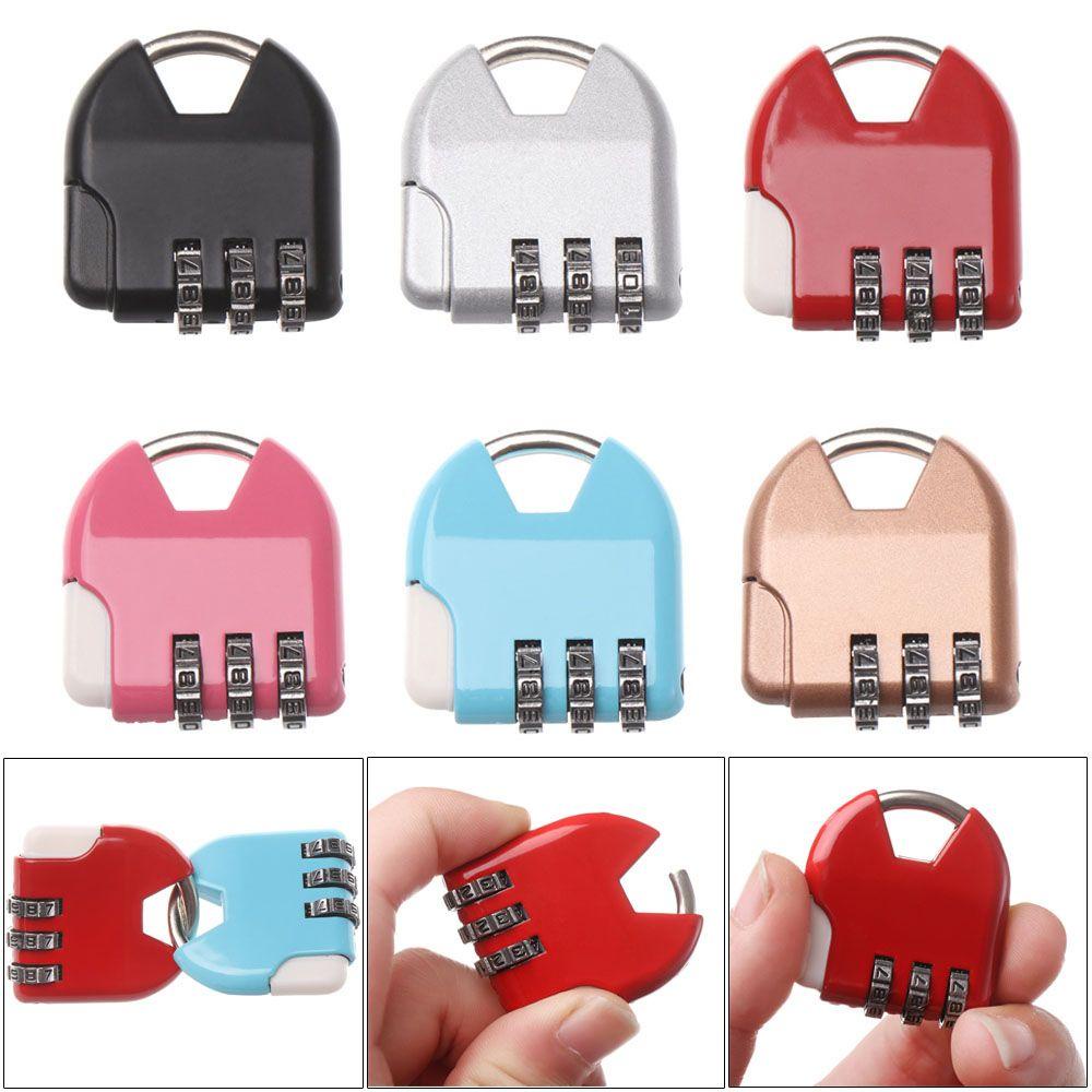 WONDER 1pcs Password Lock Metal HOT Travel Koper Kombinasi Kode Gym Bagasi 3digit Dial