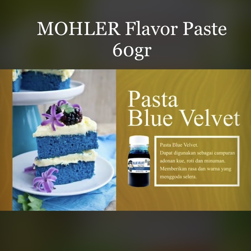 Pasta Perisa Pewarna MOHLER 60gr - BLUE VELVET