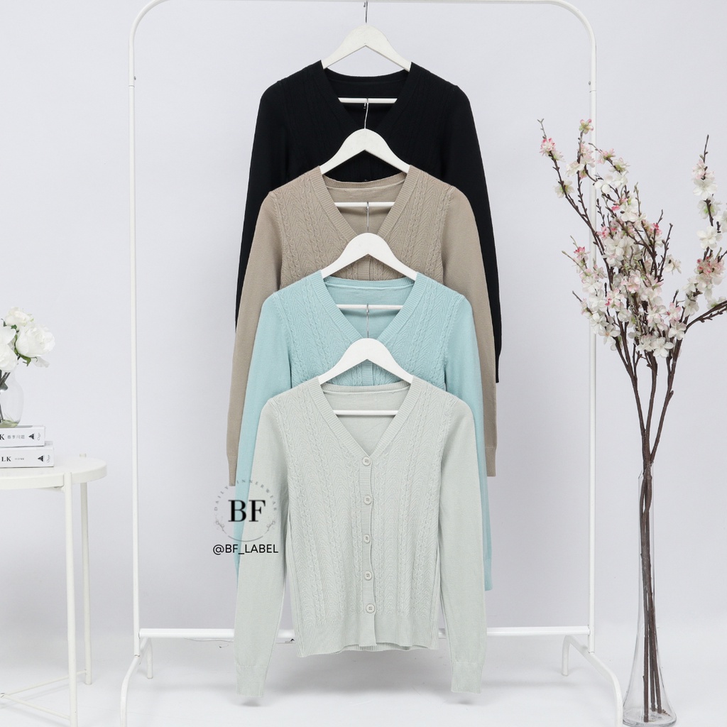 BF Label - Miu Cardigan | Outer Rajut Knit Premium | Outer Korean Style Murah