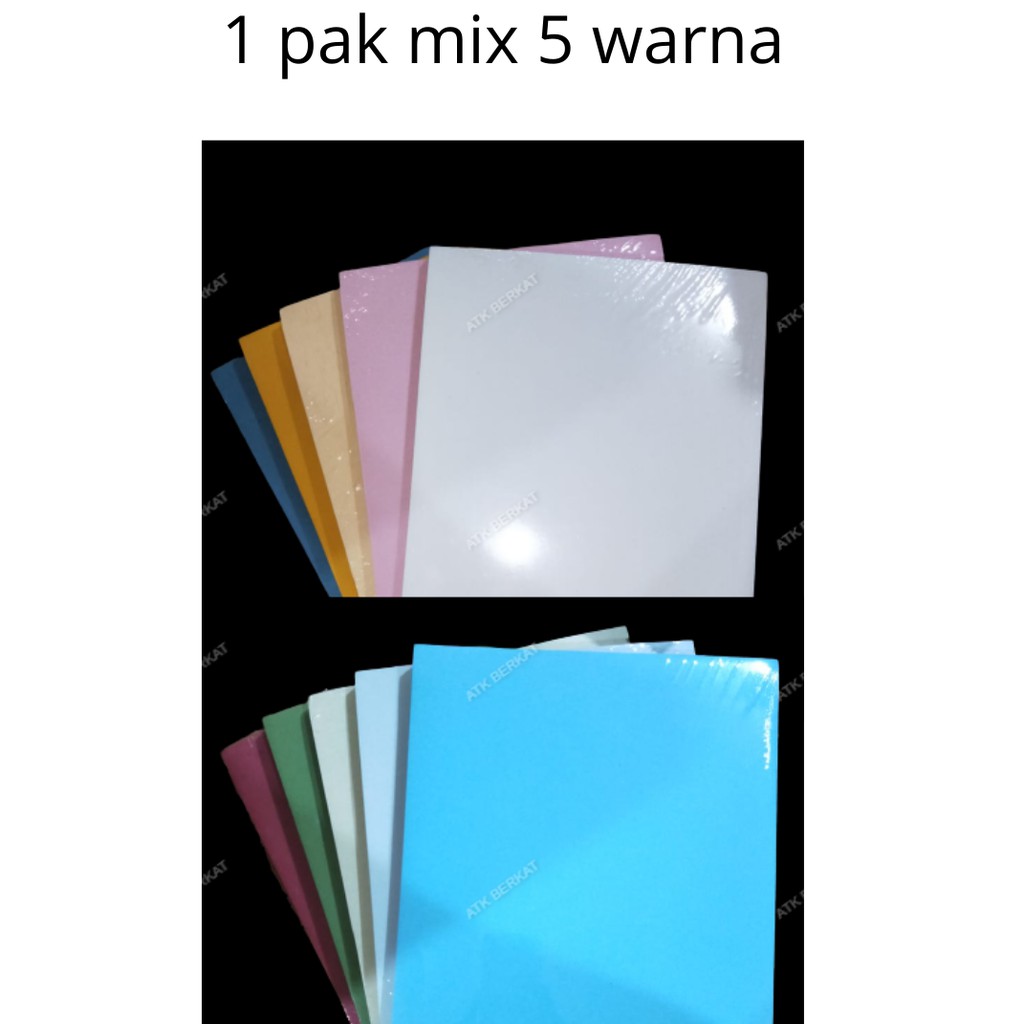 

Kertas karton buffalo uk FOLIO cover jilid MIX warna