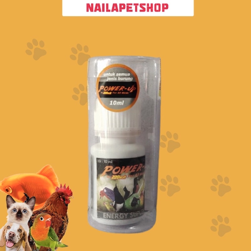 VITAMIN OBAT PENGGACOR BURUNG MURAI KACER KENARI POWER UP 220 VOLT