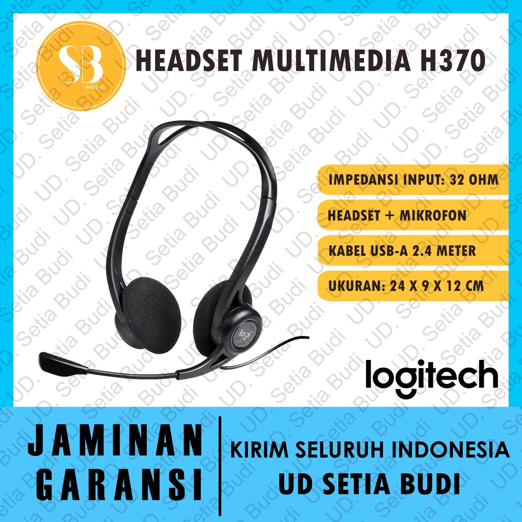 Headset Multimedia Logitech H370