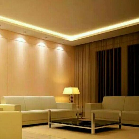 lampu led strip smd 5050 warmwhite - lampu led strip meteran warmwhite - lampu plafon