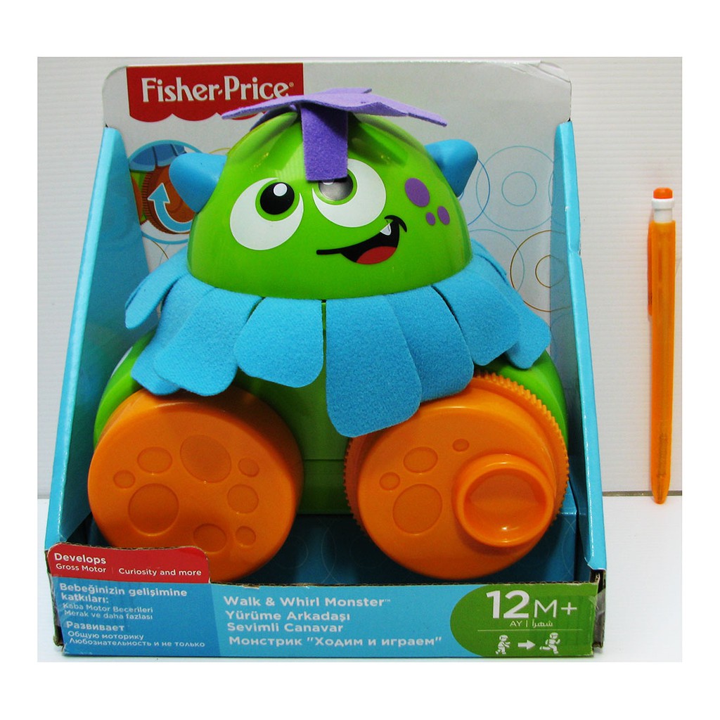 fisher price walk and whirl monster