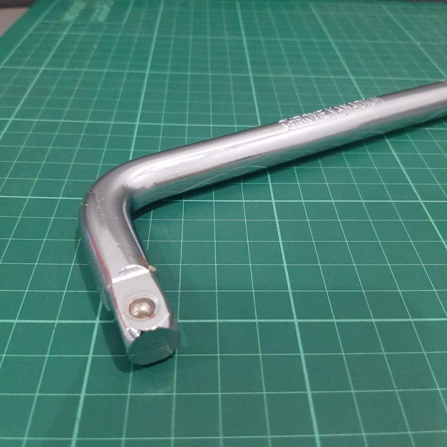 TEKIRO Gagang Kunci Sock L Offset Handle Kunci Sok 1/2 &quot; DR x 10 &quot; Sherlock