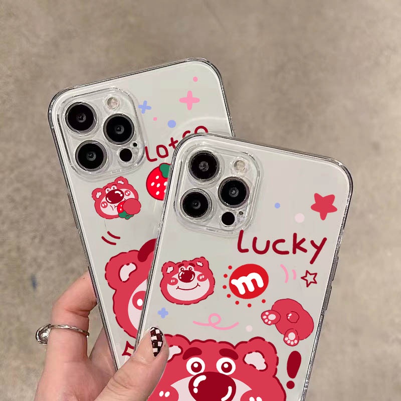 SOFTCASE PINK BEAR FOR REDMI NOTE 11 11 PRO 5G 10 PRO 10 10A 10s 10 5G 9 9 PRO 8 9A 9 9C 8 9T POCO M4 M3 X3