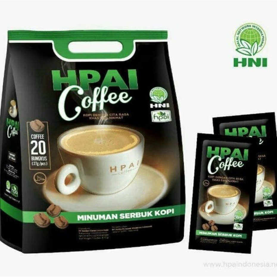 

Kopi Sehat Health Coffee Herbal HNI HPAI Coffee isi 20 Sachets