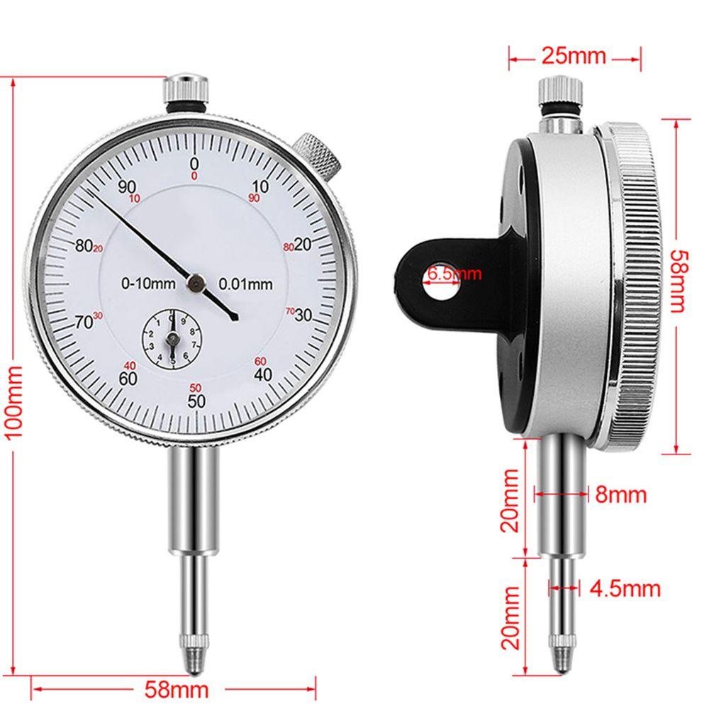 Solighter Indikator Presisi Alat Ukur Akurasi Woodworking Dial Gauge