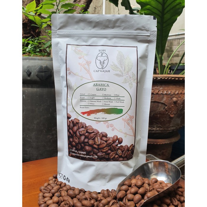 

Biji Bubuk Kopi Arabika Gayo 500 gr Arabica Coffee