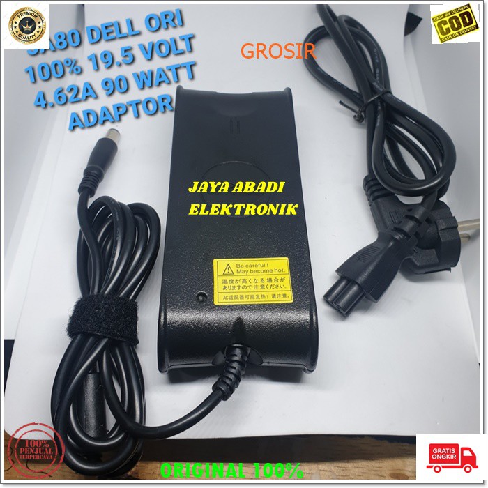 J80 ORIGINAL DELL 19.5V 4.62A 90 WATT W ADAPTOR LAPTOP CAS CASAN CHARGER KOMPUTER POWER ADAPTER PC CPU ELEKTRONIK FAST CHARGING CHARGE J80  watt w adaptor DEL Laptop cas casan charger komputer power adapter pc cpu elektronik travel batok fast charging ac