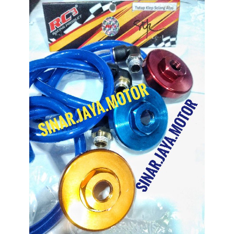 Tutup Klep RC3 Jupiter z Vega r selang atas Warna Biru Gold Merah