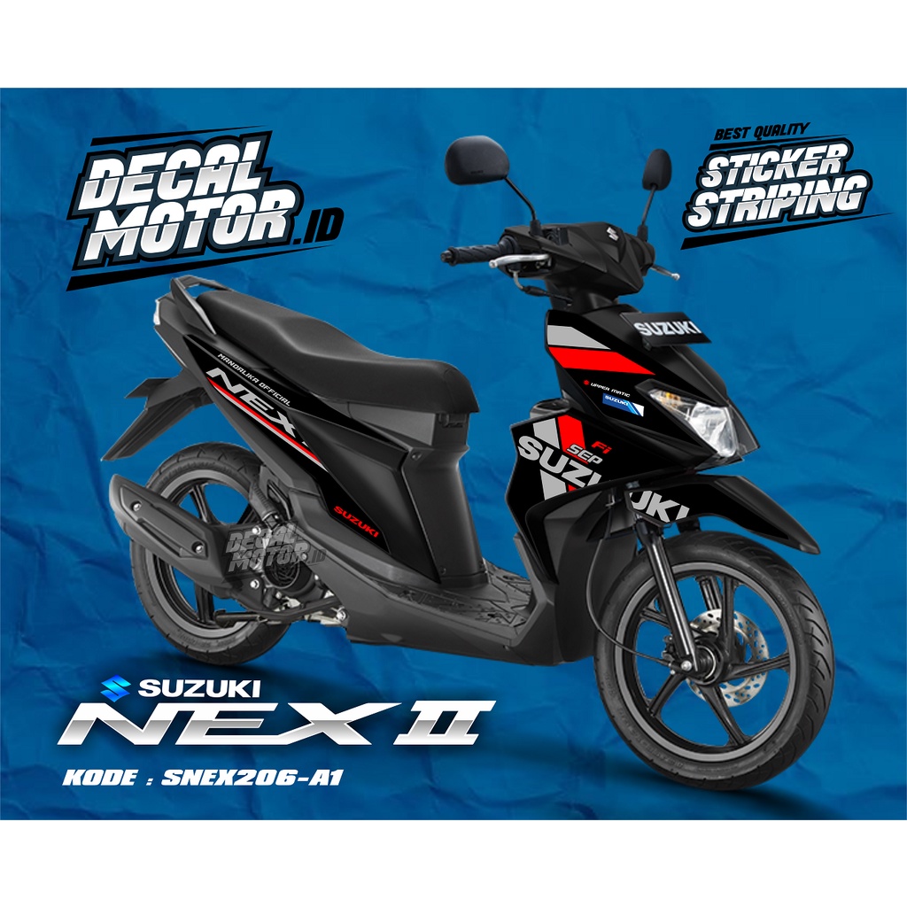 Sticker Stripping Variasi Nex 2-Stripping Motor Nex 2-SNEX206