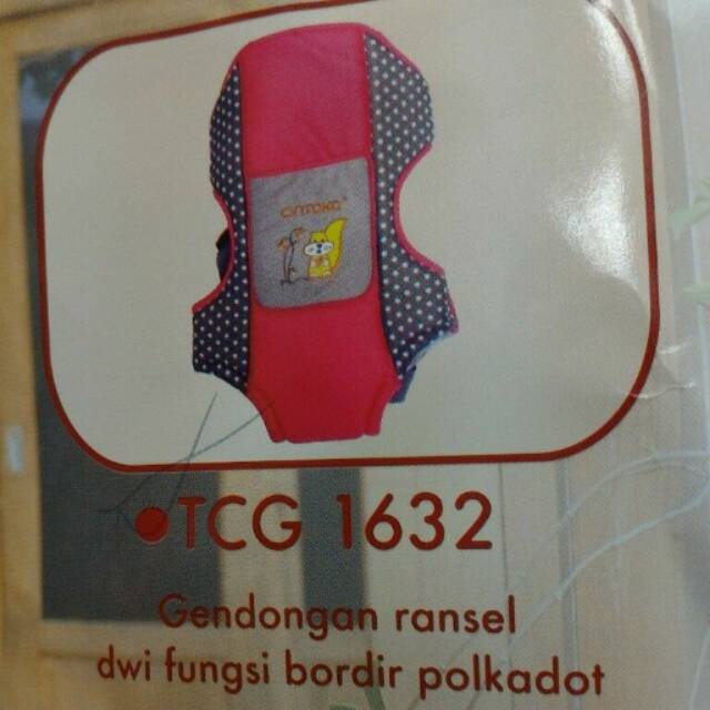 Chintaka tcg1632 Gendongan depan polkadot