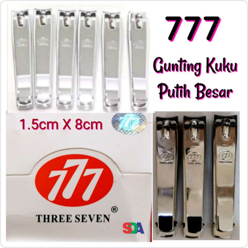 Gunting Kuku 777 Silver / Batik Besar 8cm