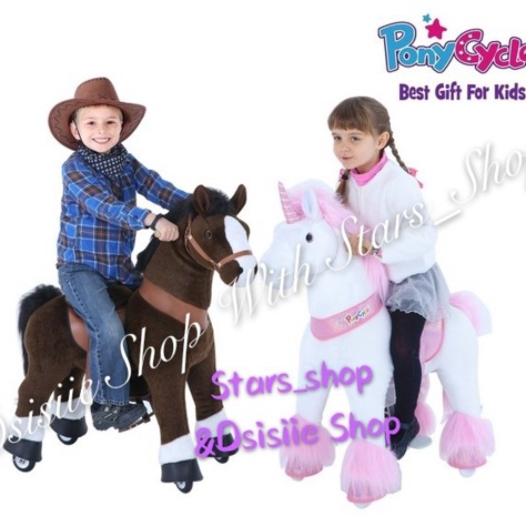 Pony Cycle Ride On Unicorn Zebra Donkey Original / Mainan Kuda Kudaan - S Berkualitas