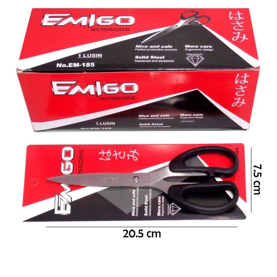 

Gunting Besar Emigo EM - 185 / Alat Potong / Gunting Kain 8 Inci 20 CM
