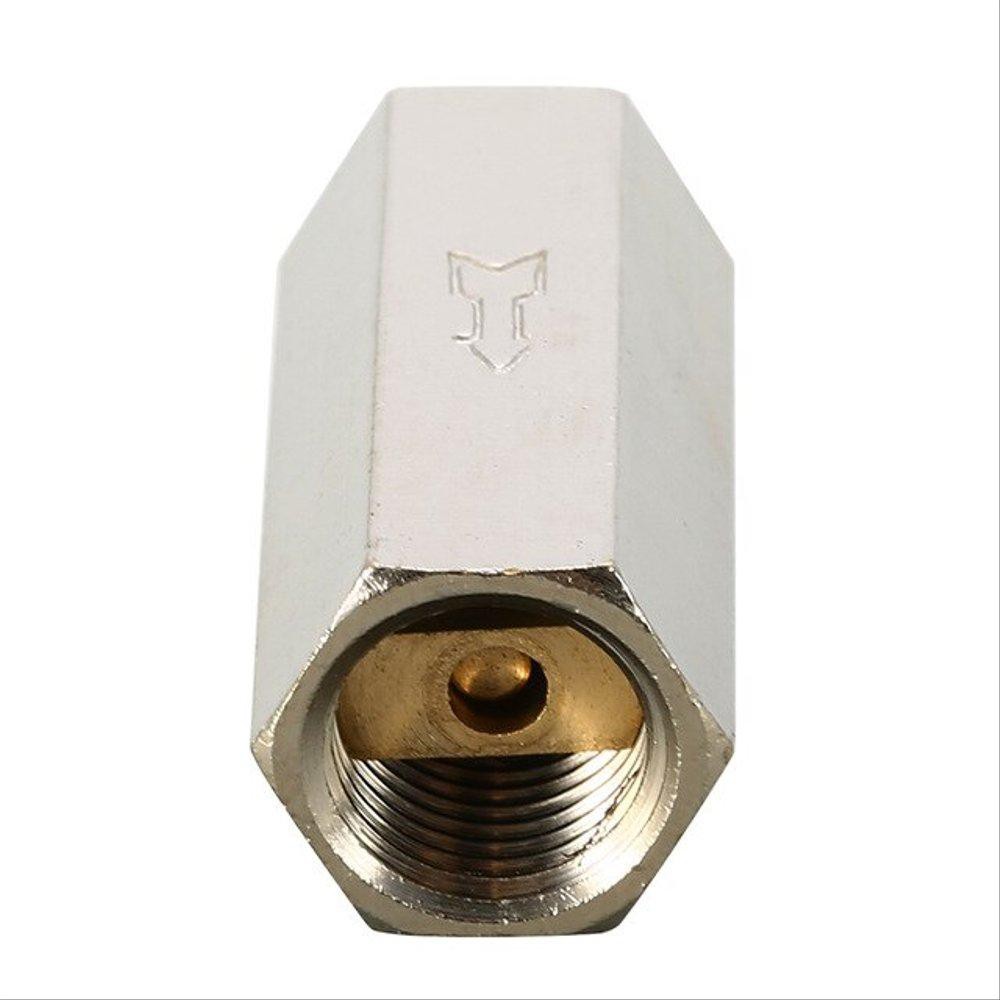 Jual ST CHECK VALVE 38 inch BSPP Thread Female Brass One Way Compressor Pneumatic Check Valve