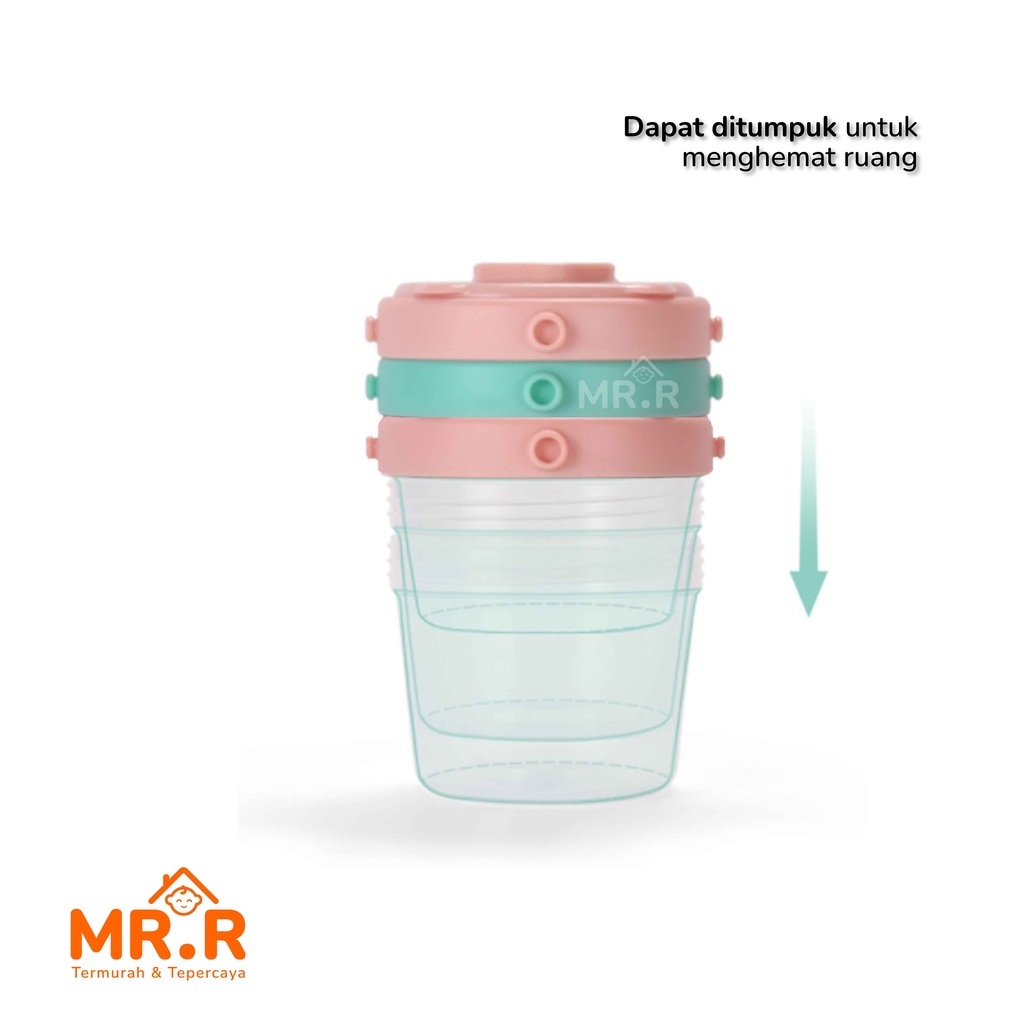 Baby Food Container Mpasi Wadah Tempat Penyimpanan Makanan Kaldu Mpasi Perlengkapan Mpasi BPA Free Food Grade