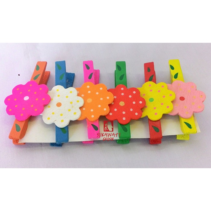 

Paper Clips / Penjepit Kertas Bunga Warna Warni