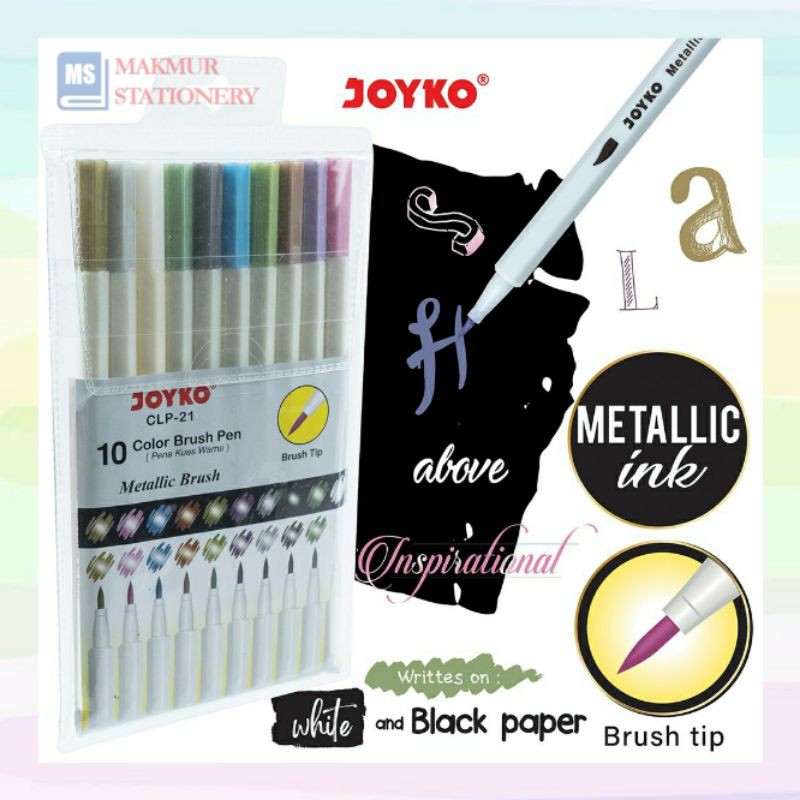 

Metallic Color Pen Joyko 12 Warna CLP-21