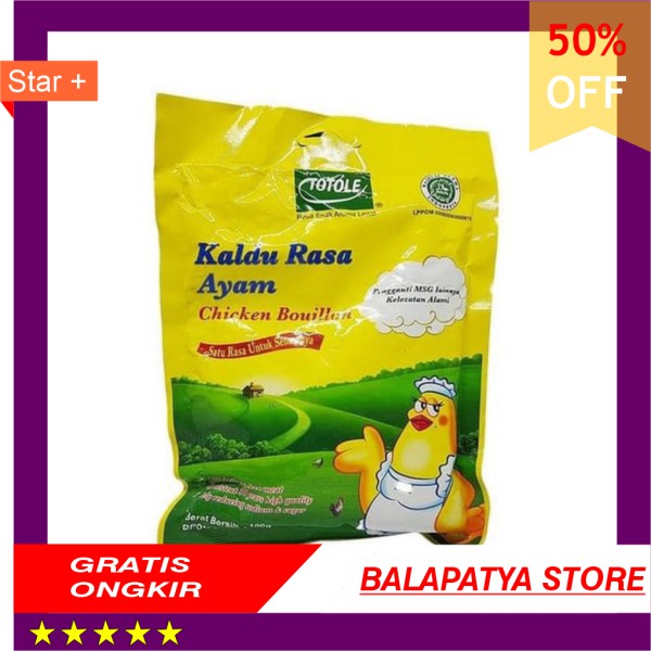 

TERLARIS !!! Kaldu Rasa Ayam Totole Granulated Chicken Bouillon Totole 100 g