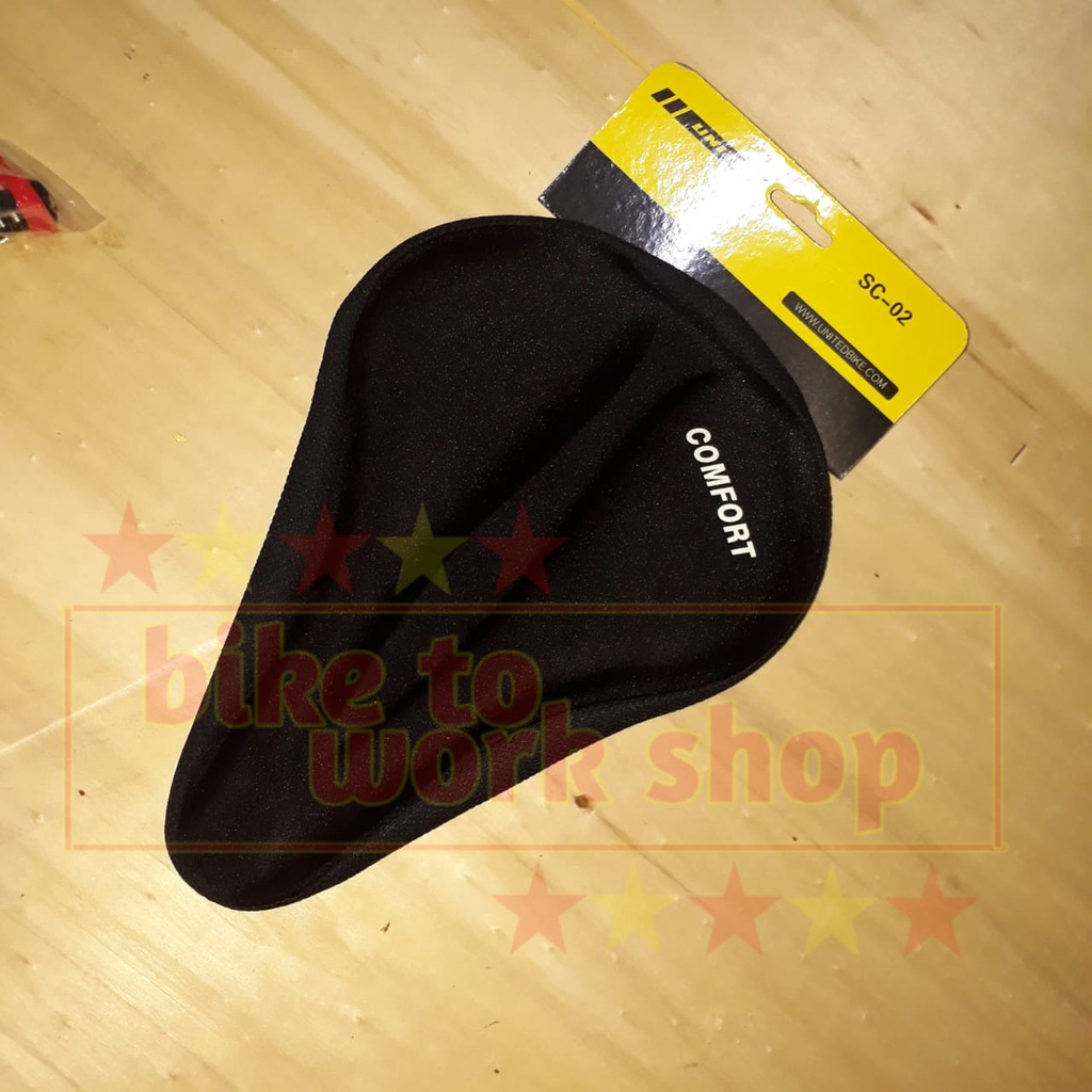 COVER SADEL UNITED COMFORT GEL SARUNG JOK SEPEDA MINI MTB LIPAT BALAP