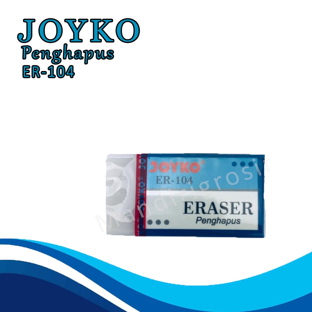 Eraser ER-104 * Joyko * Penghapus * Putih