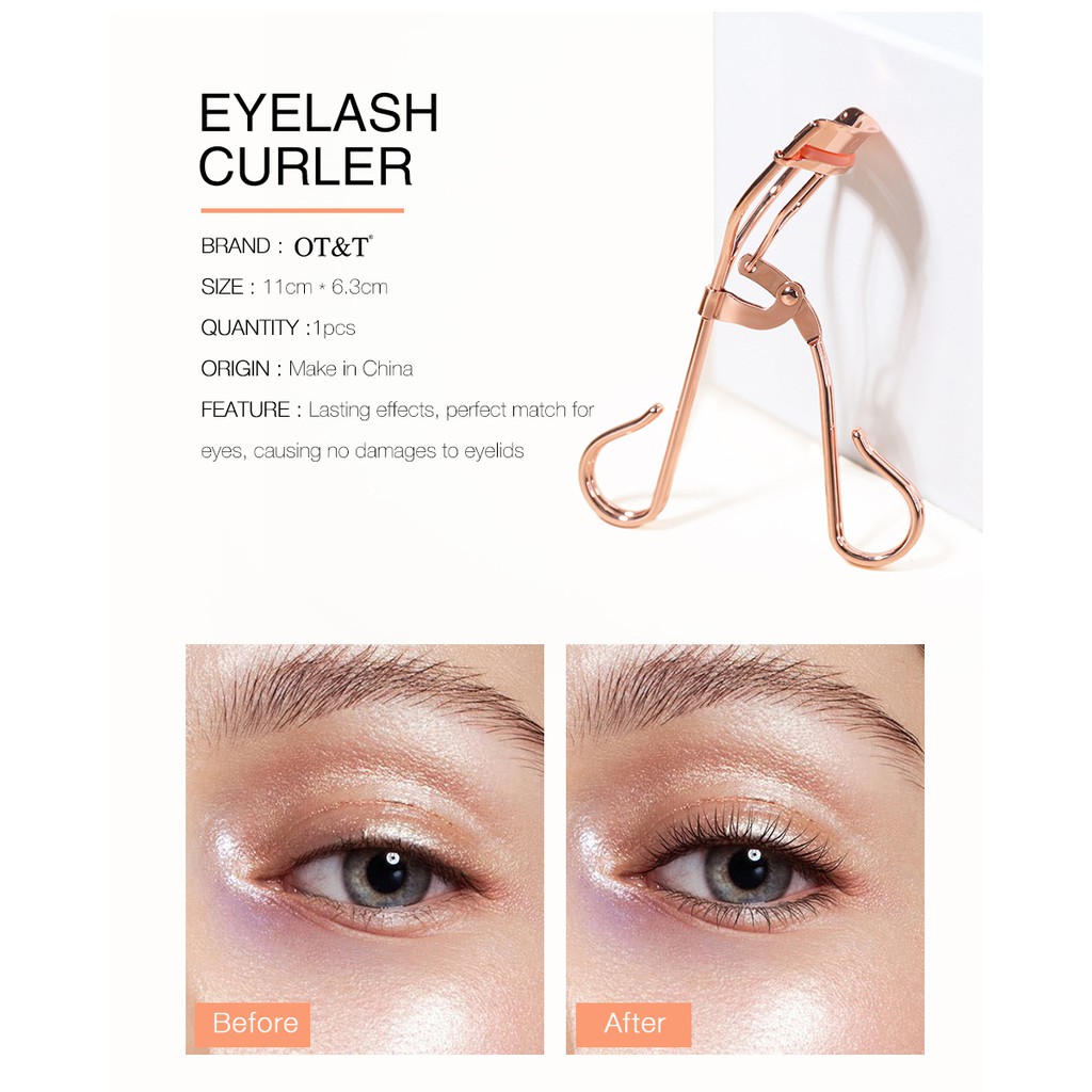 EYELASH CURLER OTT ORIGINAL PREMIUM LA033G1 IMPORT MURAH GOLD PENJEPIT PELENTIK BULU JEPIT MATA ASLI