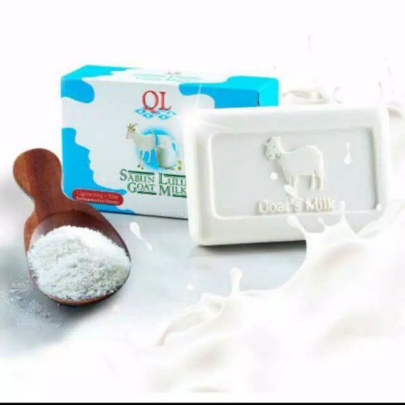 QL COSMETIC SABUN LULUR GOAT MILK 100GR - SABUN PUTIH