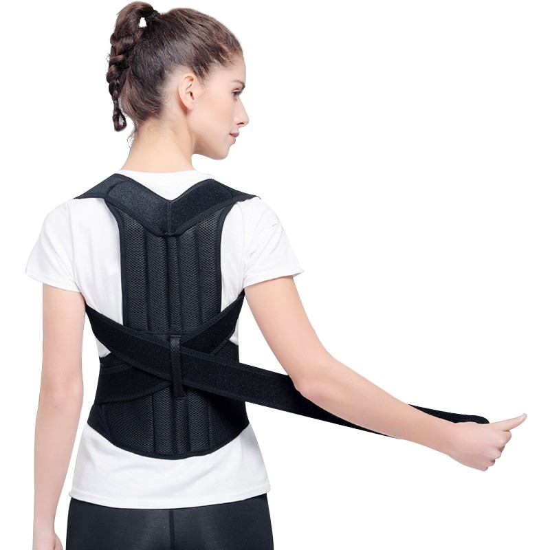 Sabuk Terapi Penyangga Punggung Pria &amp; Wanita Anti Bungkuk Posture Back Support Brace Posture