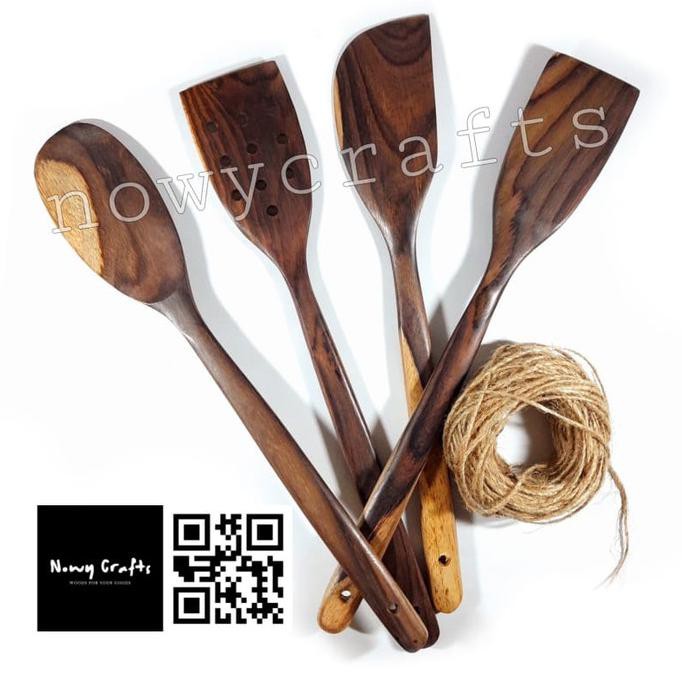 set alat masak kayu / sutil kayu / sodet kayu / solet / eros