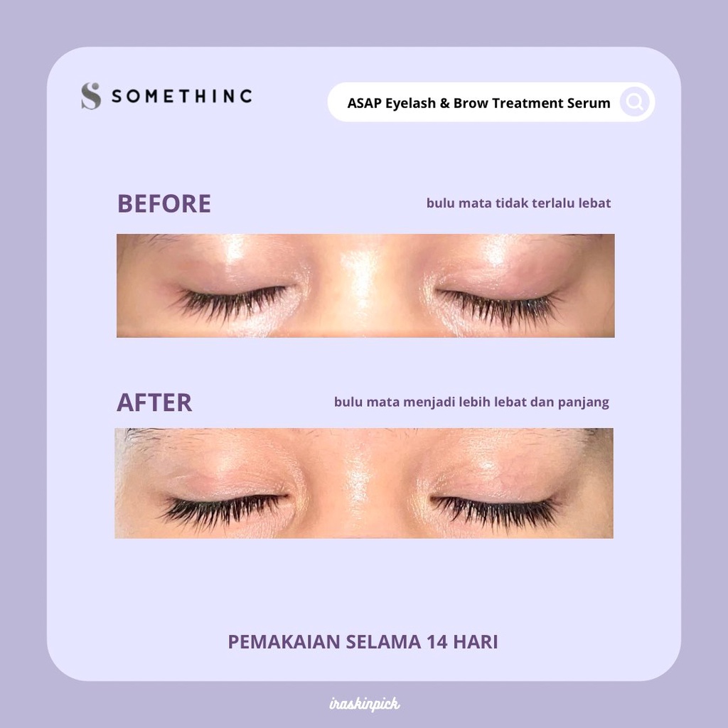 SOMETHINC ASAP Eyelash &amp; Brow Treatment Serum - (Serum Bulu Mata dan Alis)