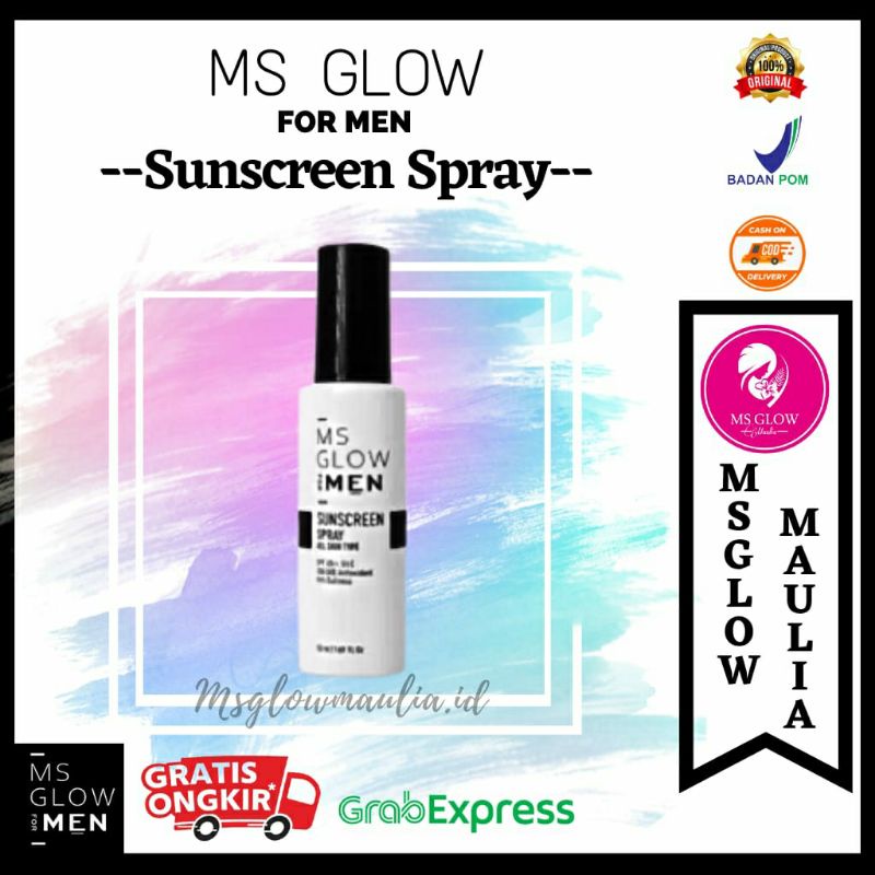 Ms Glow Sunscreen Spray for Men | Sunsreen Ms Glow Man | Sunscreen Spray | Ms Glow for Man | Ms Glow