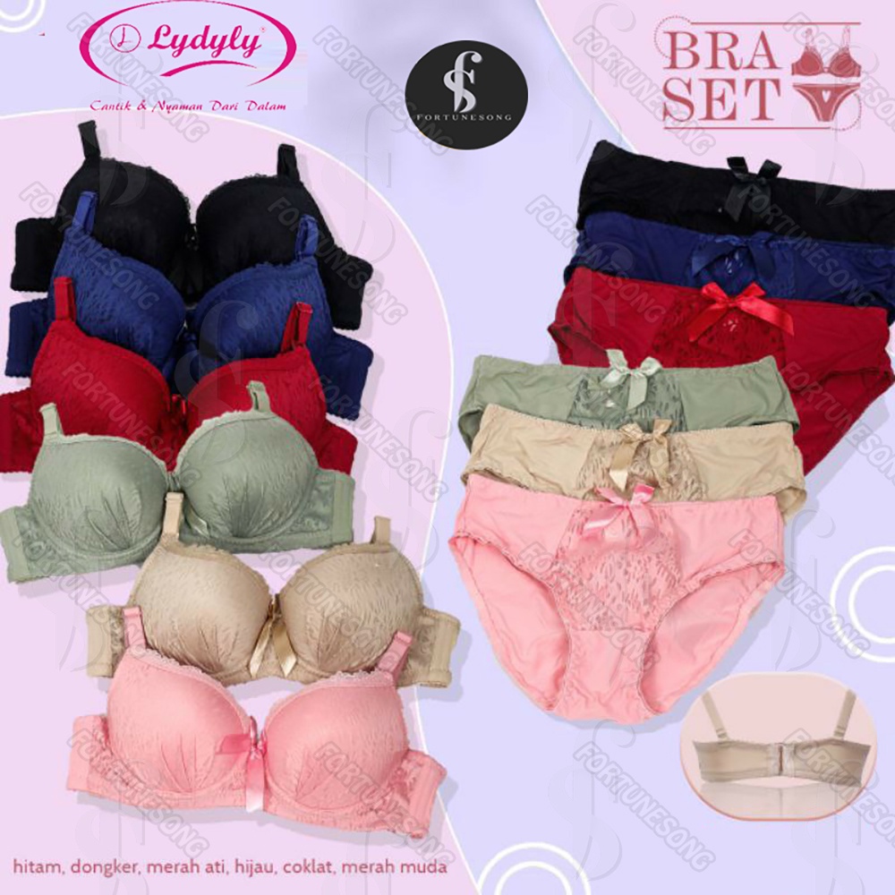 Lydyly- Bra Set Original Lydyly Model Brukat Cantik N751