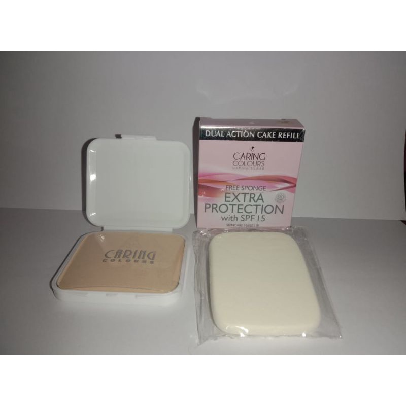 Bedak Caring Dual Action Cake - Refill