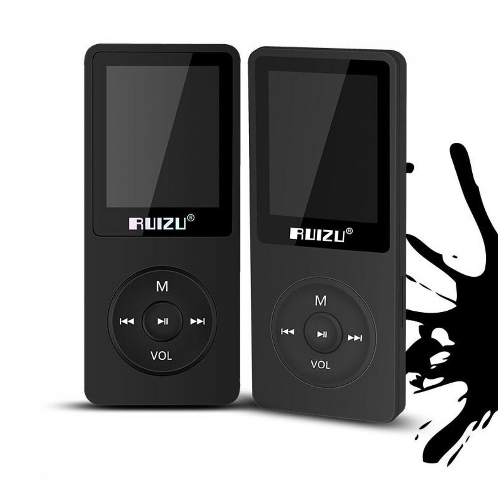 Ruizu X02 HiFi DAP MP3 Player 8GB Alat Pemutar Lagu Baterai Tahan Lama Suara Baik Nyaman Didengar