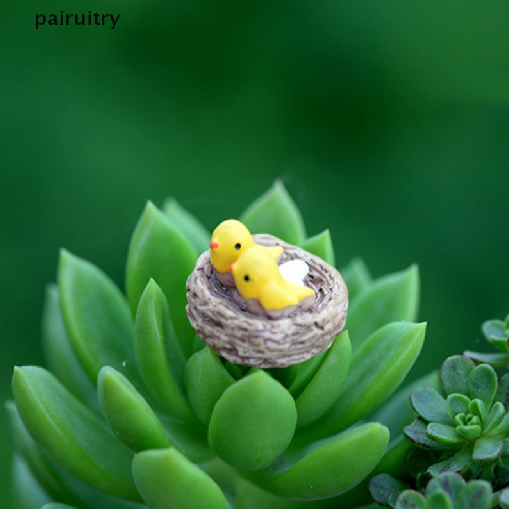 Prt Miniatur Sarang Burung Bahan resin Untuk Dekorasi Rumah