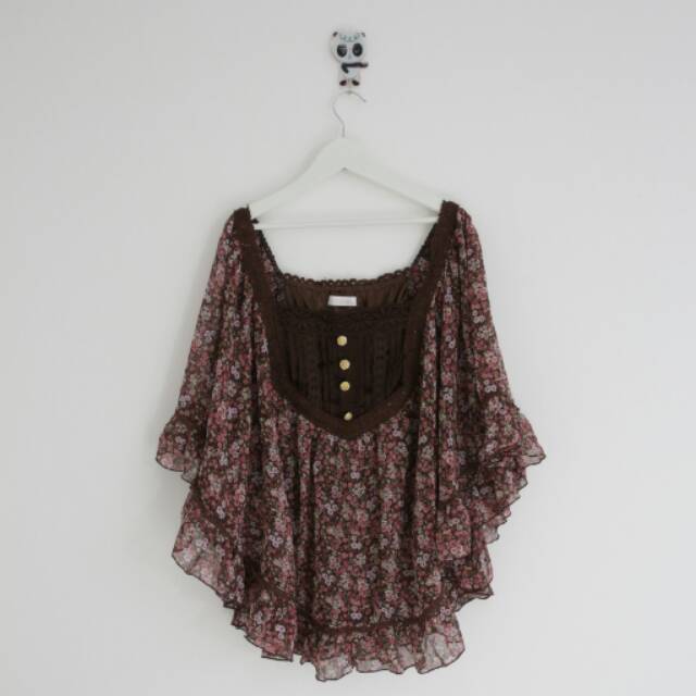 LIZ LISA PRELOVED BLOUSE FLOWER