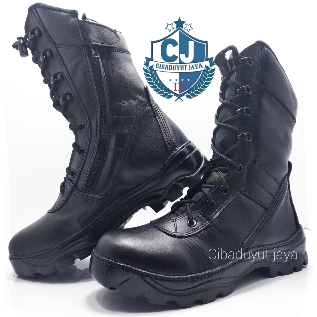 SEPATU PDL - Sepatu pdl TNI model jatah replika 2017 Asli Kulit