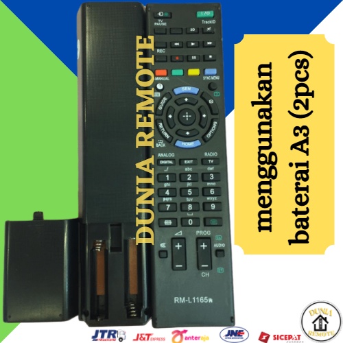 Remot Remote TV Sony Bravia 1165 LCD LED Smart TV 3D Universal tanpa setting